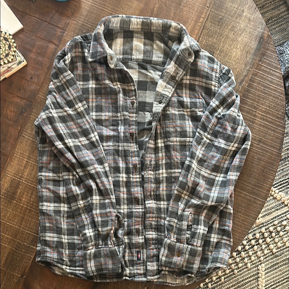 Faherty Reversible Flannel Button Down Shirt
